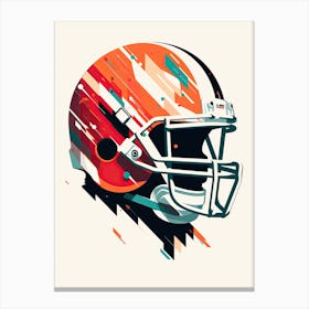 American Football Helmet 23 Canvas Print