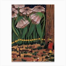 Fairytale Floral Meadows Canvas Print