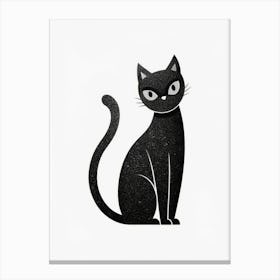 Black Cat 12 Canvas Print