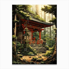 Shinto Shrines Japanese Style 5 Canvas Print