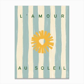 L'amour Au Soleil 1 Canvas Print