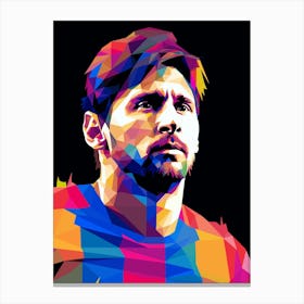 Lionel Messi 14 Canvas Print