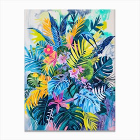 Tropical Flowers 1 Canvas Print