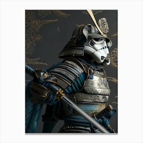 Stormtropper As A Vintagepunk Samurai 35 Canvas Print