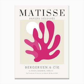 Matisse Pink 2 Canvas Print