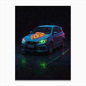 Pizza Car 1 Canvas Print