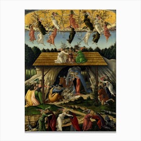 Sandro Botticelli Nativity Of Jesus Canvas Print