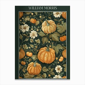 William Morris Pumpkins Decor Autumn Fall Exhibition Art Print Canvas Print