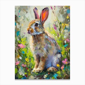 Britannia Petite Rabbit Painting 3 Canvas Print