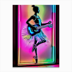 Dancer With Guitar 1 Canvas Print