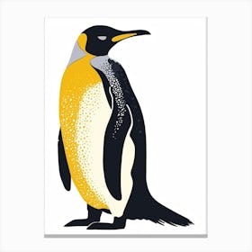 Yellow Emperor Penguin 3 Canvas Print