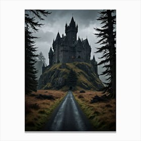 Legends of the Lost Castle Spooky Castle Canvas Print