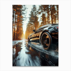 Mercedes Sls Amg Road Canvas Print