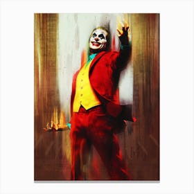 Joker Joaquin Phoenix Canvas Print