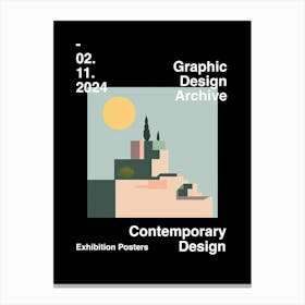 Graphic Design Archive Poster 03 Canvas Print