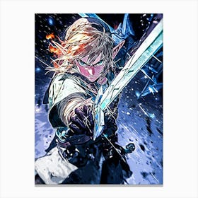 Breath Of The Wild zelda Canvas Print