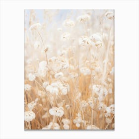 Boho Dried Flowers Forget Me Not 3 Canvas Print