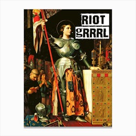 Riot Grrrl Canvas Print