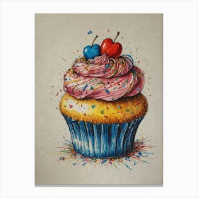 Cupcake 1 Canvas Print