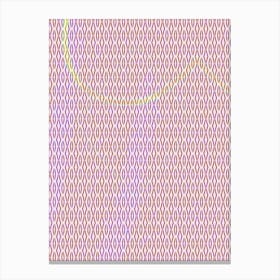 Abstract Pattern In Pink And Purple Canvas Print