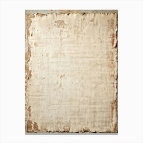 Ancient Weathered Sheet Of Old Canvas Resting On A Vintage Wall Clean And Empty With A Seamless P (2) Canvas Print