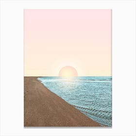 Sunset In The Sea 2 Canvas Print
