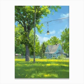 House In The Countryside 6 Canvas Print