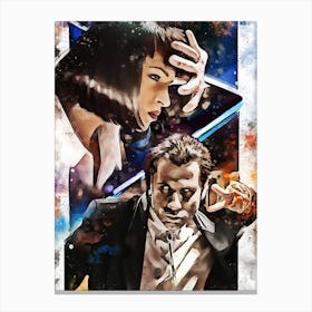 Pulp Fiction movies 4 Canvas Print