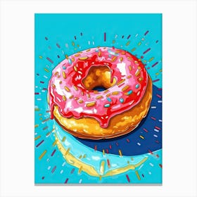Colour Pop Donuts 4 Canvas Print