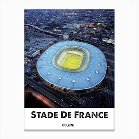 Stade De France, Football, Stadium, Soccer, Art, Wall Print Canvas Print