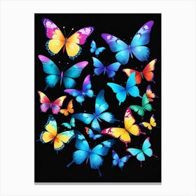 Colorful Butterflies 174 Canvas Print