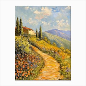 Path To Tuscany Canvas Print