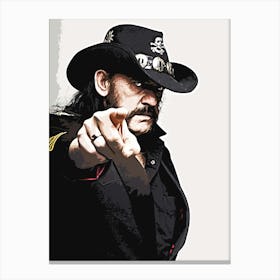 Lemmy motorhead 1 Canvas Print