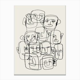 Faces Canvas Print