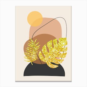 Golden Leaves Canvas Print