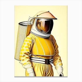 Beekeeping Suit Vintage Canvas Print