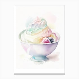 Ice cream print Canvas Print