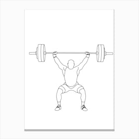 Barbell Squat 2 Toile