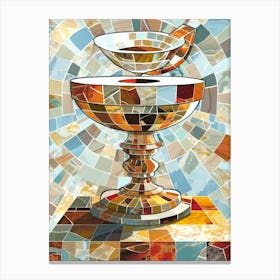 Mosaic Chalice Canvas Print