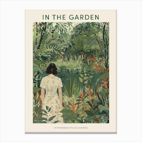 In The Garden Poster Nymphenburg Palace Gardens Germany 1 Canvas Print