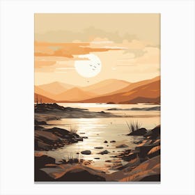 The West Island Way Scotland 2 Hiking Trail Landscape Canvas Print