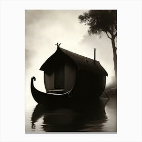 Houseboat Canvas Print