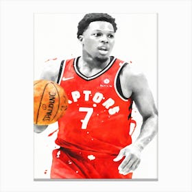 Kyle Lowry Toronto Raptors Canvas Print