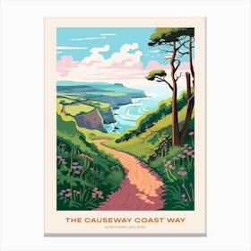 The Causeway Coast Way Northern Ireland 2 Hike Poster Canvas Print