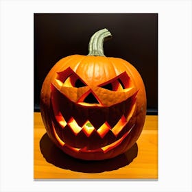 Halloween Pumpkin Canvas Print