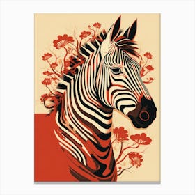 Zebra 10 Canvas Print