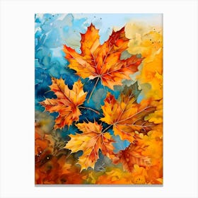 Fall Autumn Leaves Canvas Print