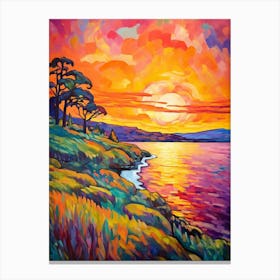 Whidbey Island Pointllism 3 Canvas Print