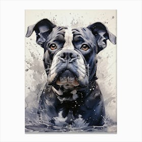 Boxer Dog Canvas Print