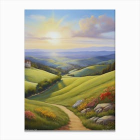 Piedmont, beauty of nature, USA. Canvas Print